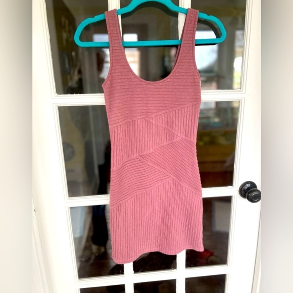 Free People Pink Textured Dress